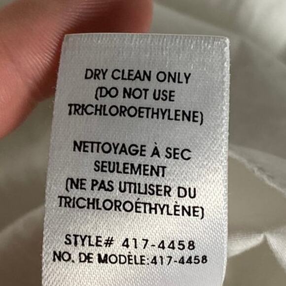 Nanette Lepore Twisted V-Neck Cotton Short Sleeve Blouse - Picture 6 of 7